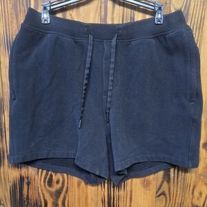 lululemon Athletica Black Sweat Shorts - 5”